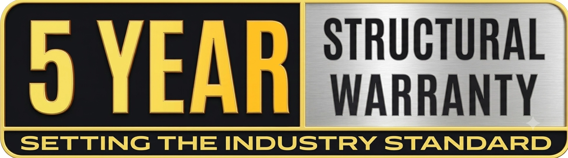 5 year structural warranty